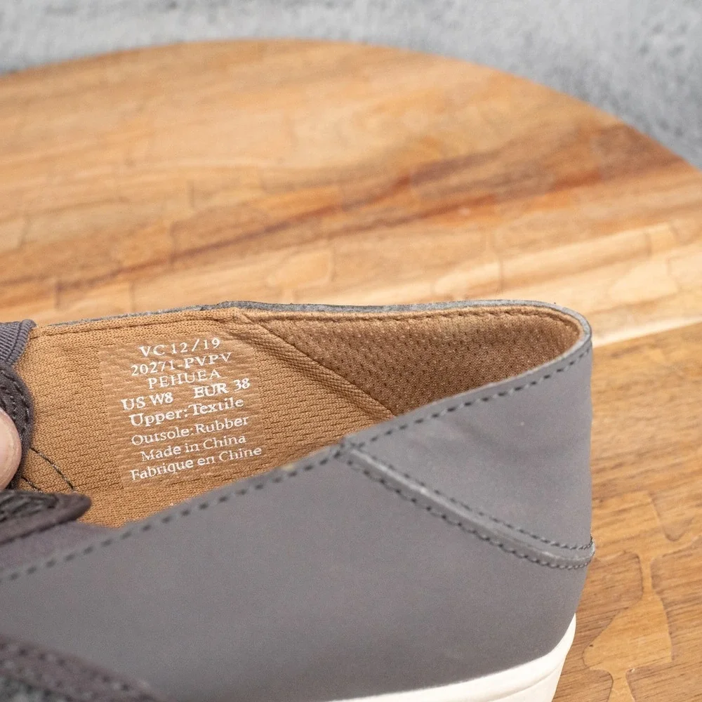 Women's OluKai Pehuea Slip-On Sneakers in color Pavement Size 8 MSRP: $100